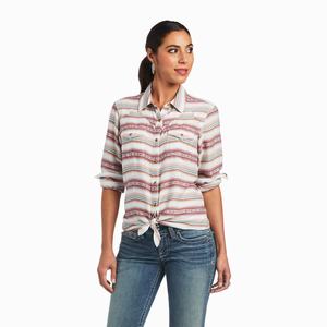 Women's Ariat REAL Rosewood Tops Multicolor | DGRZ-76358