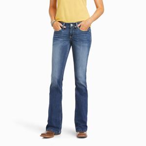 Women's Ariat R.E.A.L. MID Rise Samara Cut Skinny Jeans Multicolor | ODAC-58413