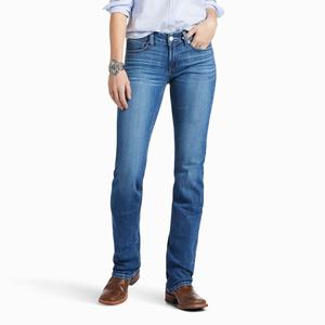 Women's Ariat R.E.A.L. Mid Rise Arrow Fit Catherine Skinny Jeans Multicolor | TXDZ-58129