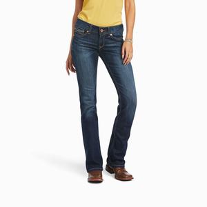 Women's Ariat R.E.A.L. Mid Rise Arrow Fit Vicky Cut Skinny Jeans Multicolor | ZPBI-23907