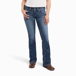 Women's Ariat R.E.A.L. Mid Rise Raquel Cut Skinny Jeans Multicolor | OBAE-09254