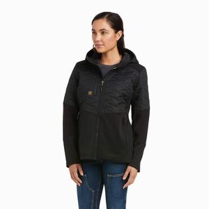 Women's Ariat Rebar Cloud 9 Water Resistant Insulated Jackets Black | ECSB-48073