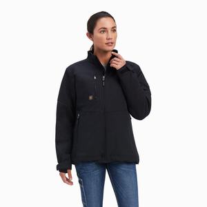 Women's Ariat Rebar Dri-Tek DuraStretch Insulated Jackets Black | OCLF-13590