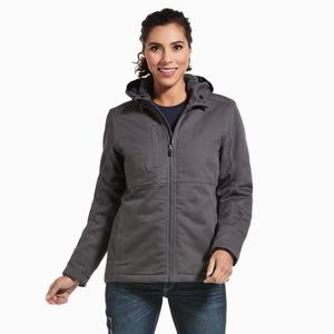 Women's Ariat Rebar DuraCanvas Insulated Jackets Grey | EBJC-38142