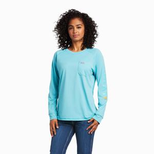 Women's Ariat Rebar Heat Fighter Tops Multicolor | COZN-50469