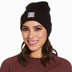 Women's Ariat Rebar Watch Hats Black | WUMF-01728