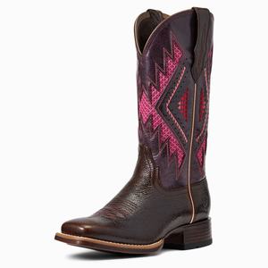 Women's Ariat Sienna VentTek 360 Western Boots Chocolate | YZMR-78396