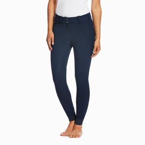 Women's Ariat Tri Factor Grip Full Seat Breech Pants Navy | XPDV-69234