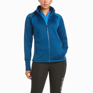 Women's Ariat Wilde Full Zip Hoodie Blue | VWQD-87912