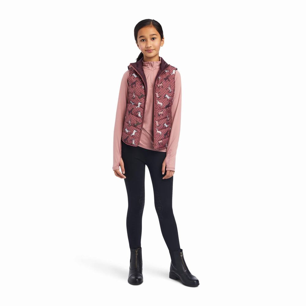 Kids' Ariat Bella Reversible Insulated Jackets Multicolor | AETR-50381