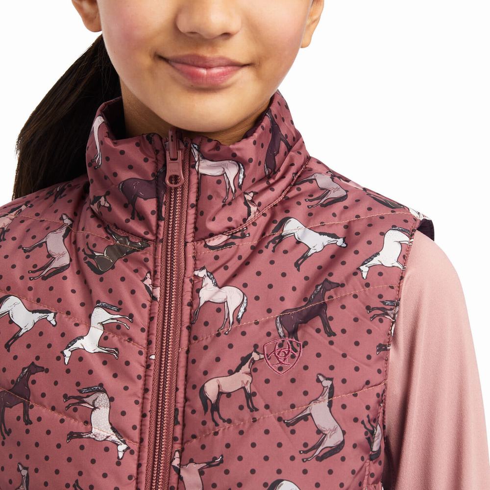 Kids' Ariat Bella Reversible Insulated Jackets Multicolor | AETR-50381