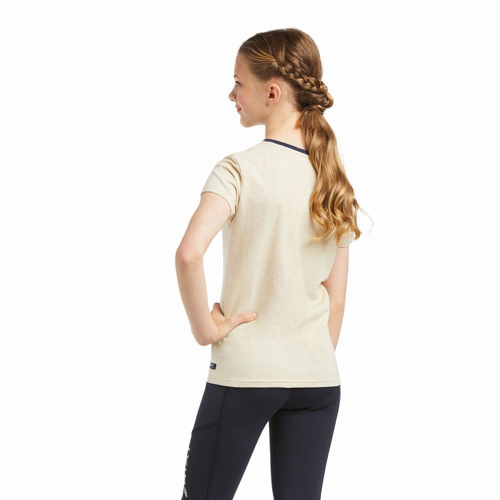 Kids' Ariat Fabulous Riding Pants Beige | WGXO-92457