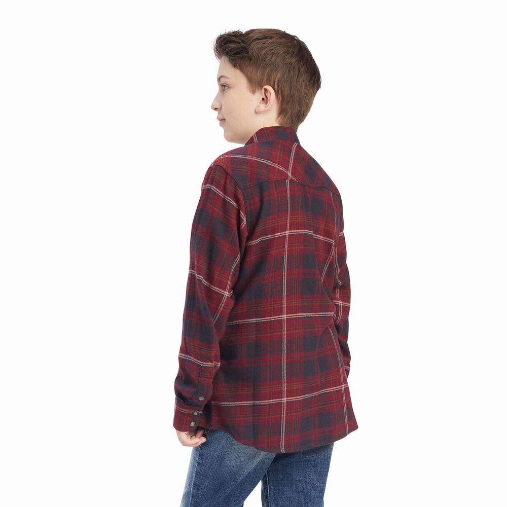 Kids' Ariat Heath Retro Fit Shirts Multicolor | WLBD-58130