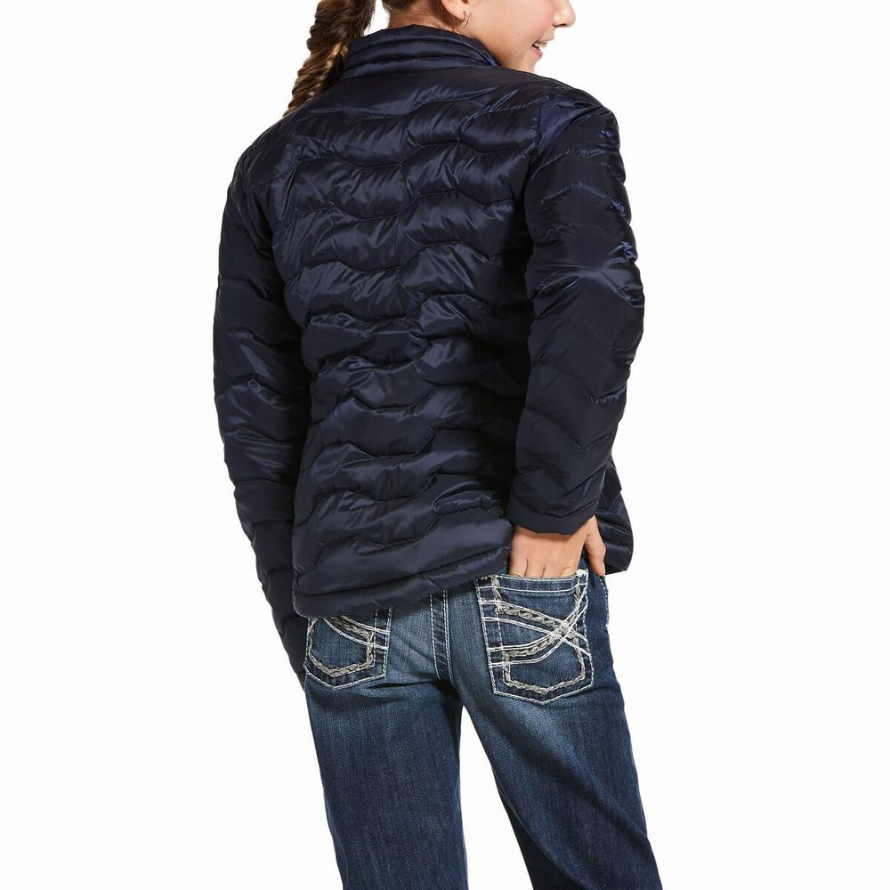 Kids' Ariat Ideal 3.0 Jackets Navy | SAXK-95218