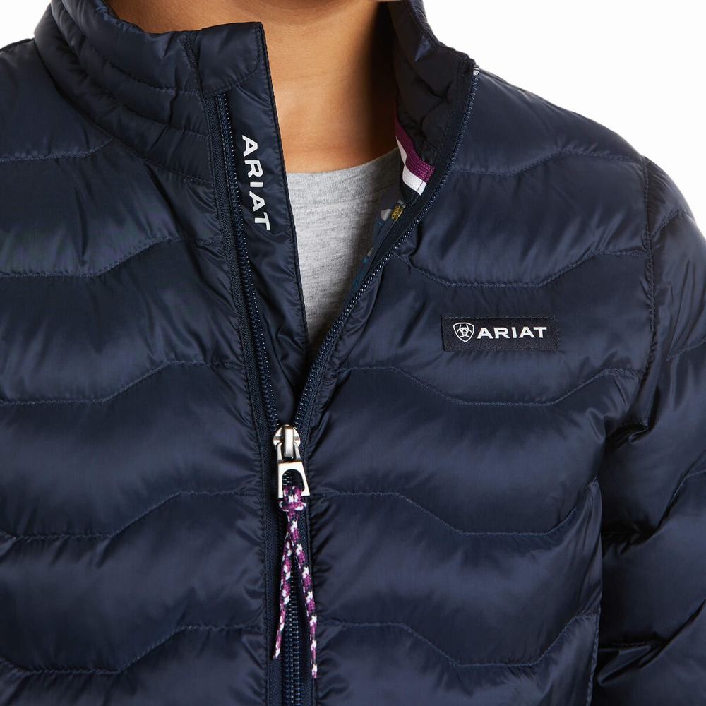 Kids' Ariat Ideal 3.0 Jackets Navy | SAXK-95218