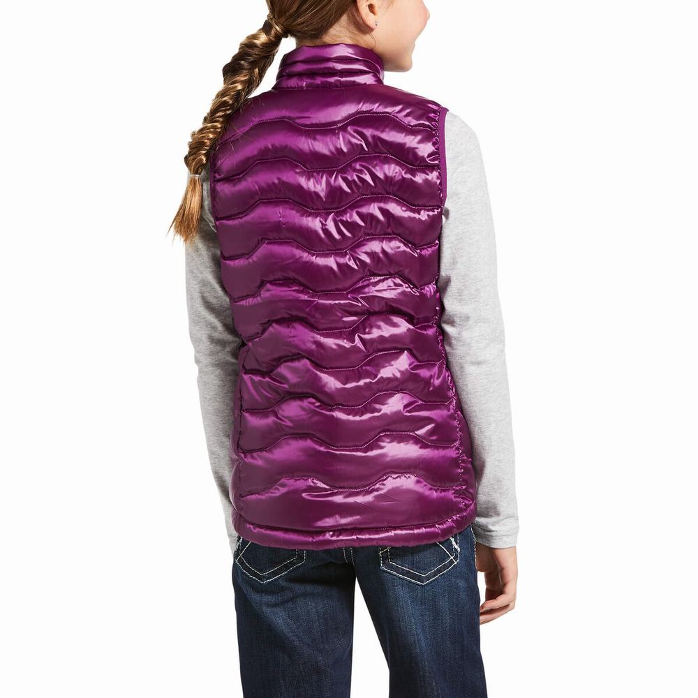 Kids' Ariat Ideal 3.0 Jackets Royal Purple | SMUE-60578