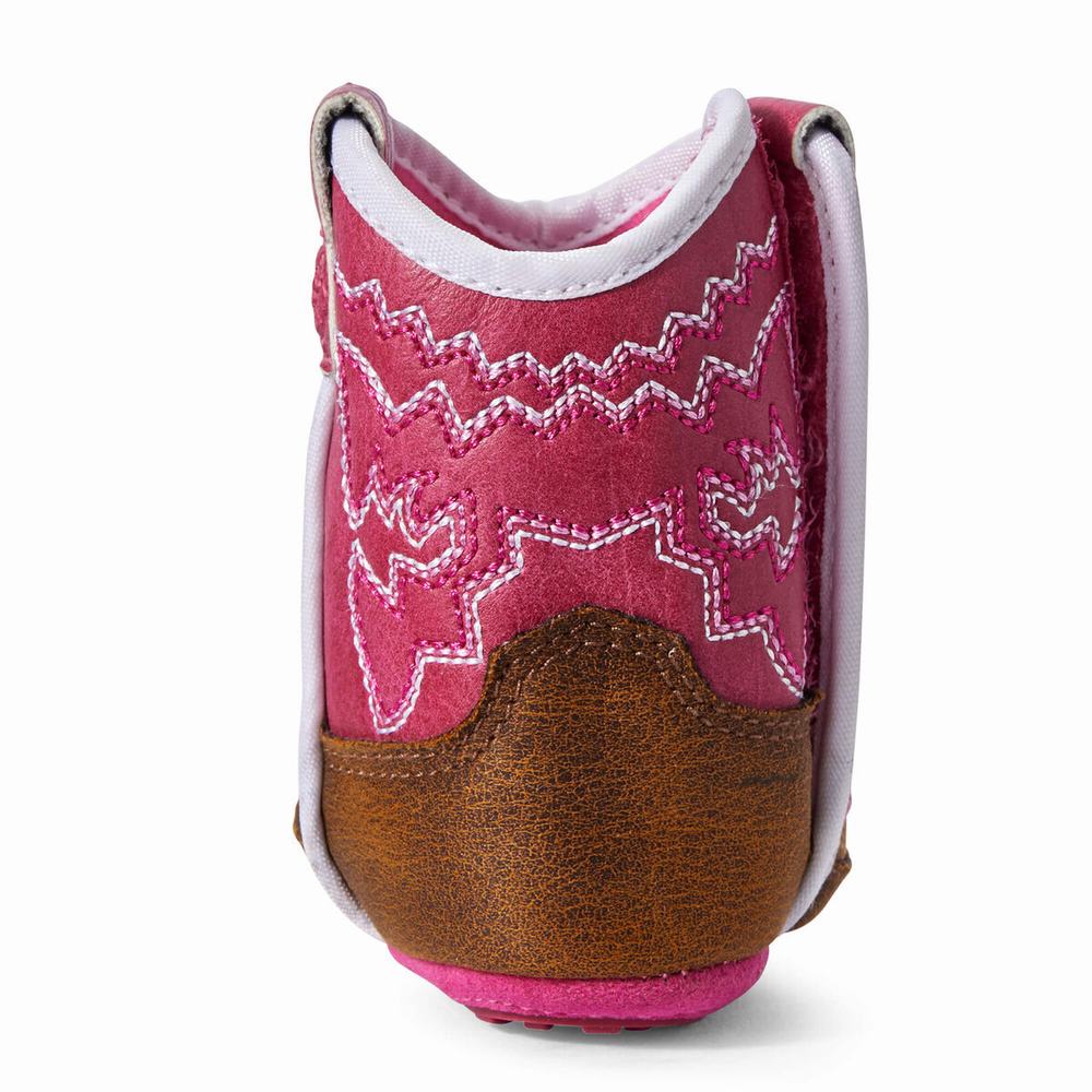 Kids' Ariat Infant Lil' Stompers Alexandria Western Boots Pink | JDNS-40631