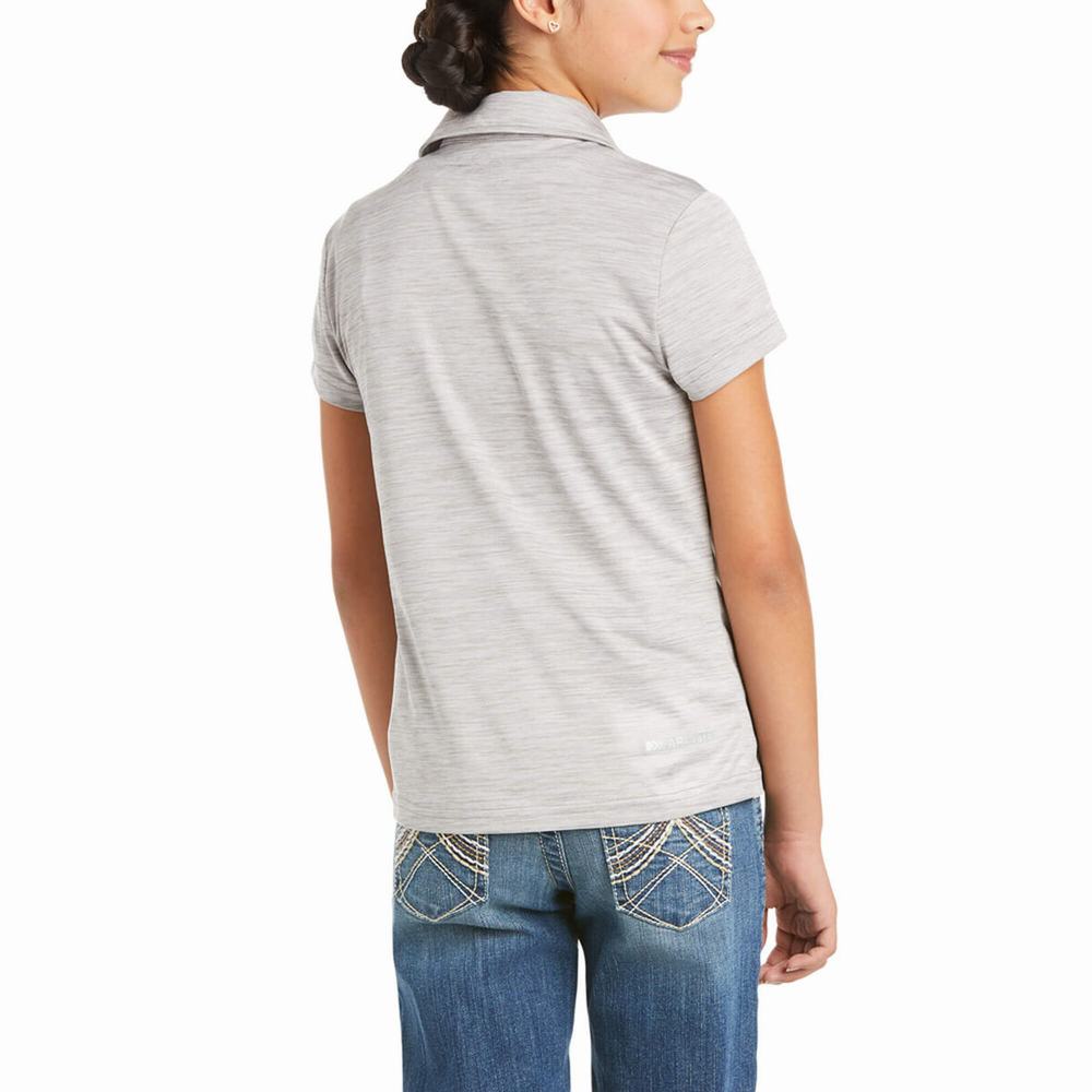 Kids' Ariat Laguna Riding Pants Grey | DLFA-85031