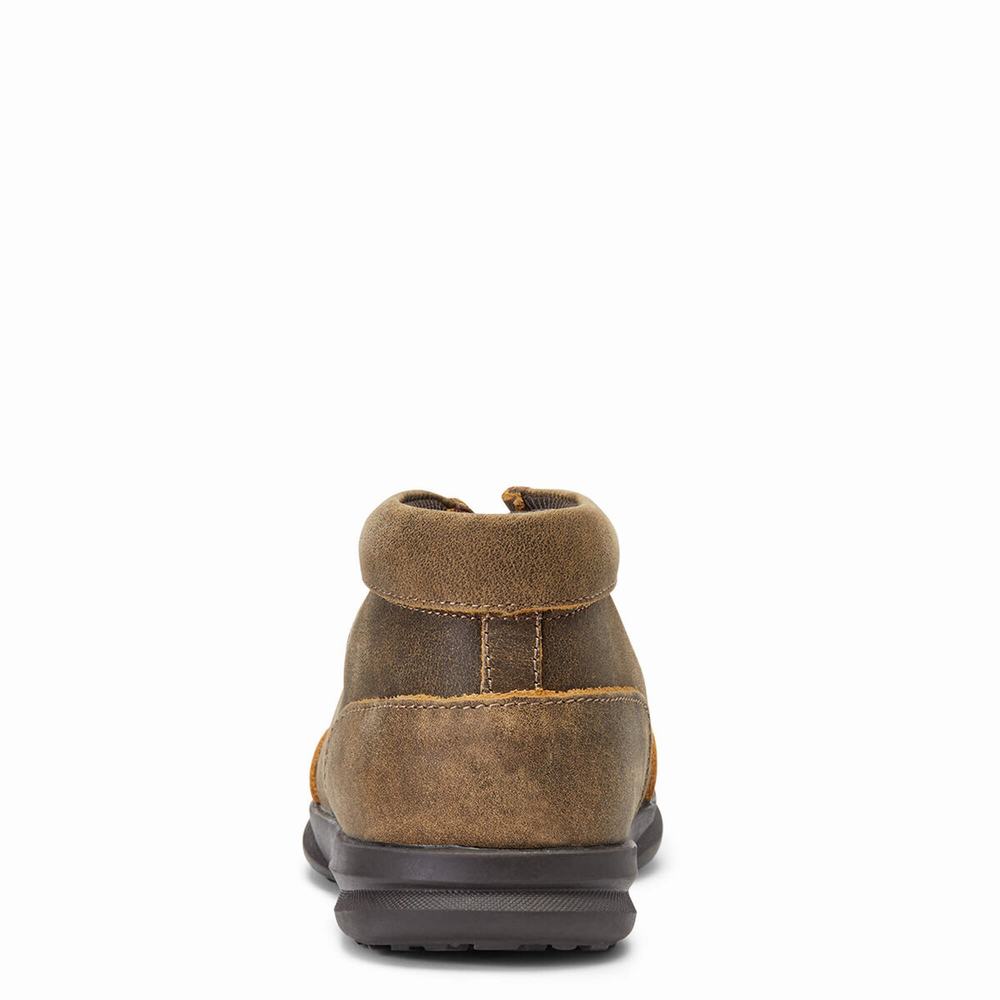 Kids' Ariat Lil' Stompers Andrew Spitfire Western Boots Beige | PDST-48320