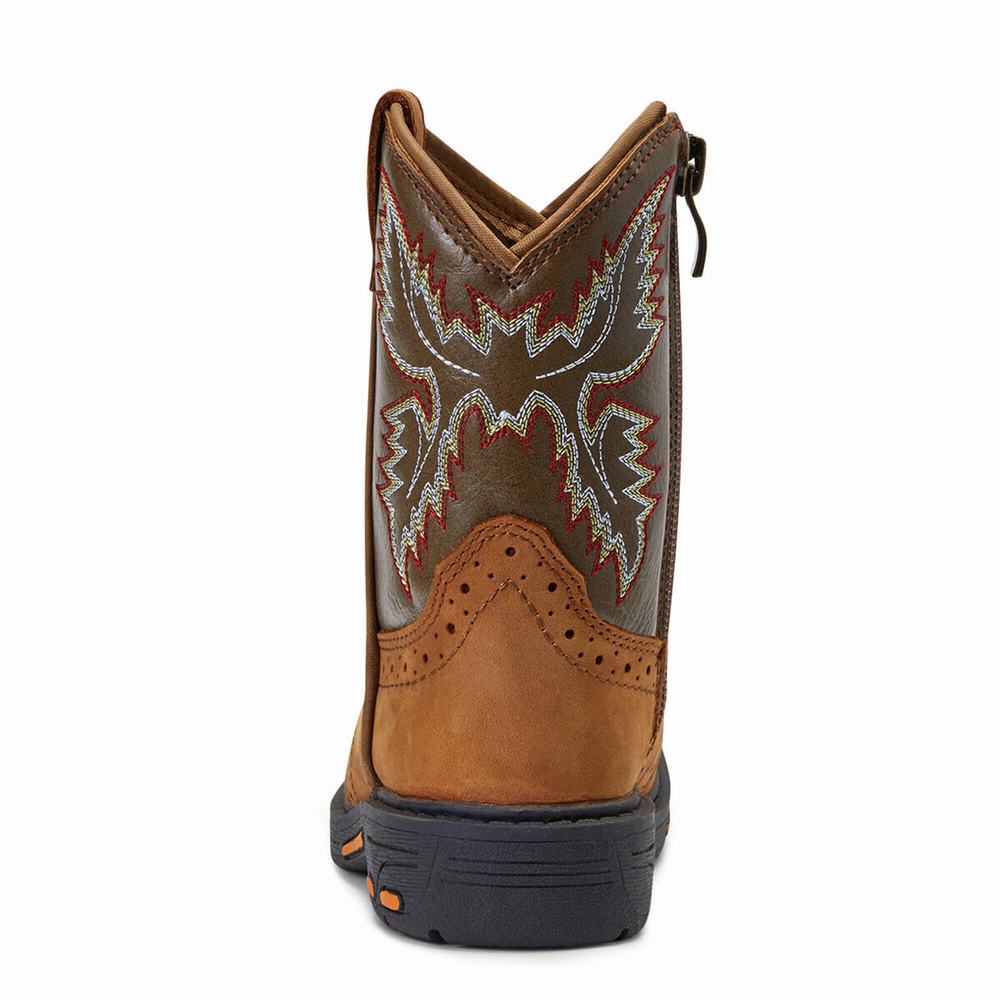 Kids' Ariat Lil' Stompers Durango Western Boots Brown | ZQXC-25379