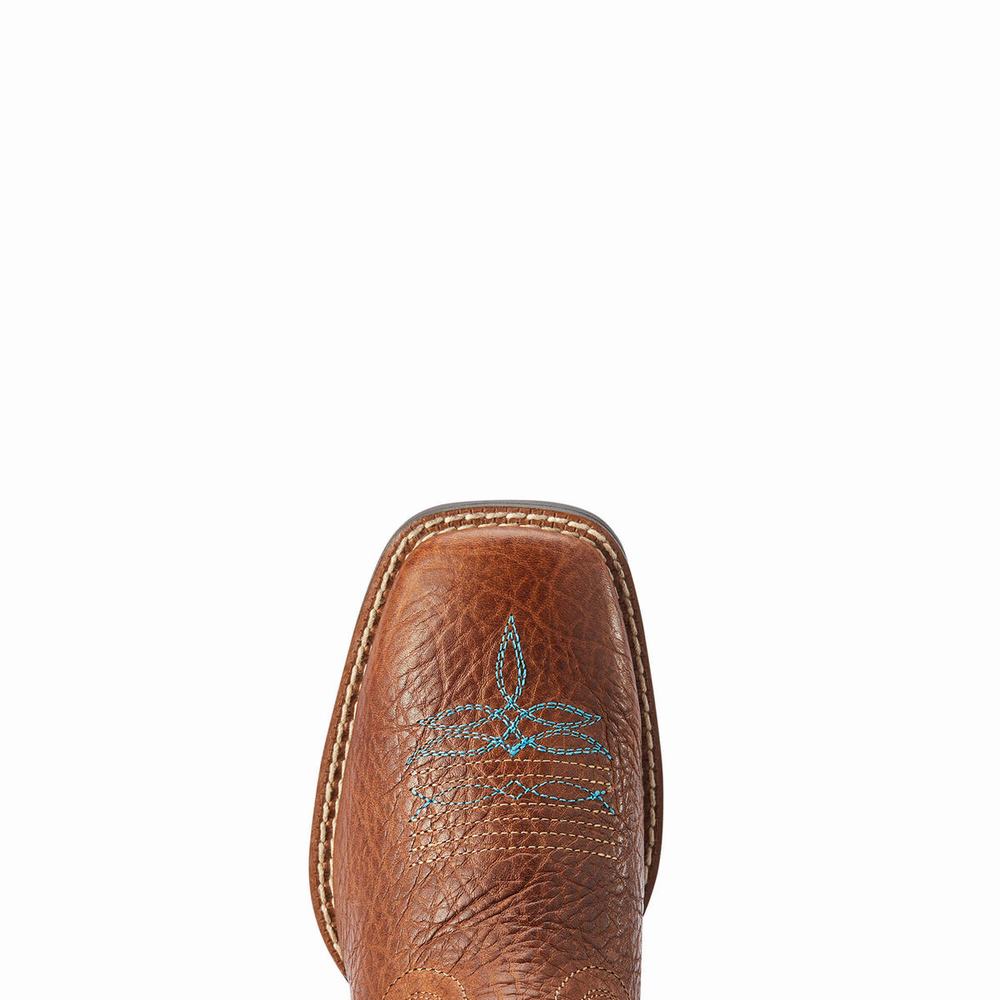 Kids' Ariat Lonestar Western Boots Red | MUNF-20169