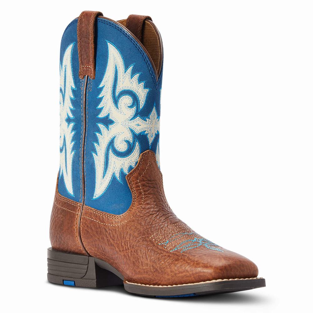 Kids' Ariat Lonestar Western Boots Red | MUNF-20169