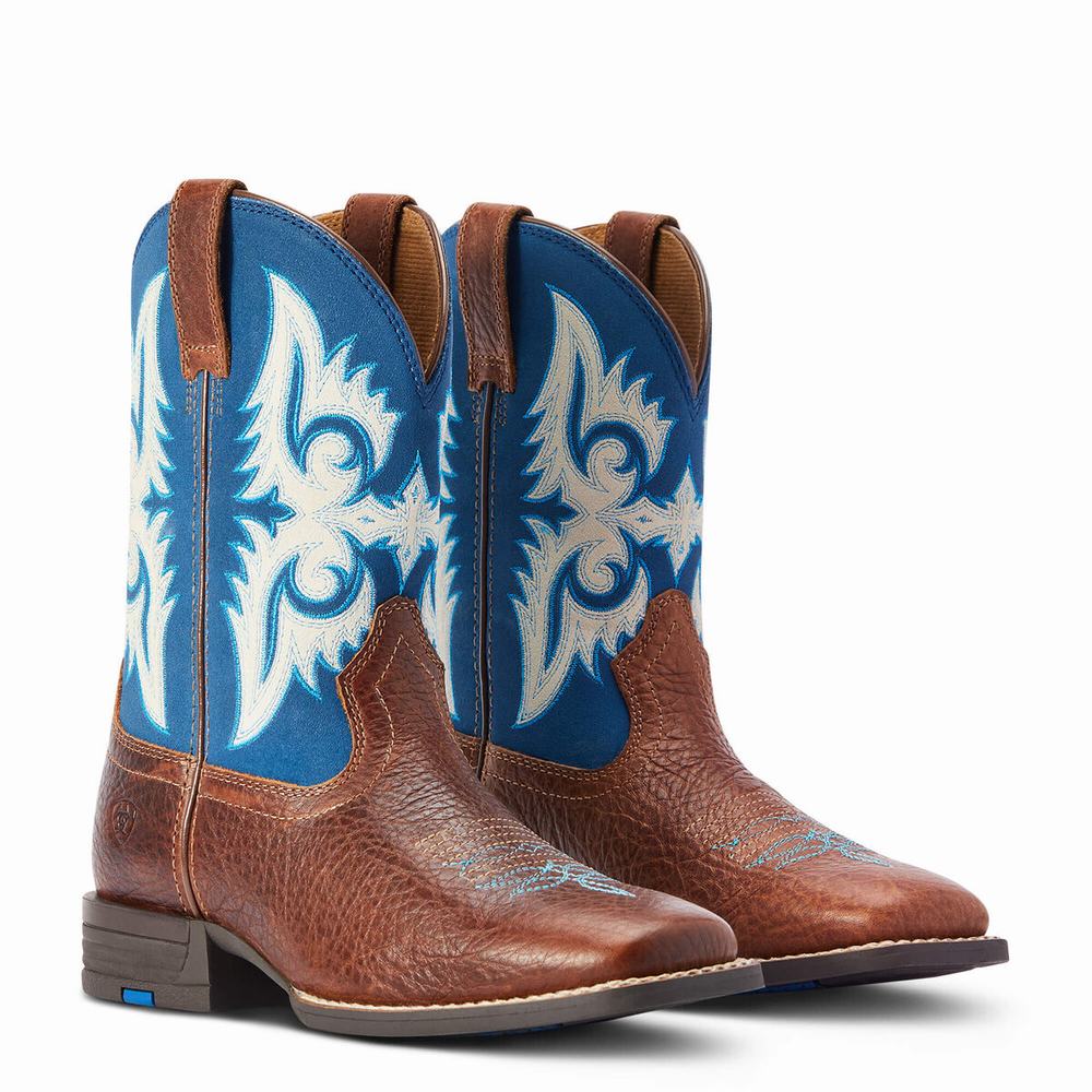 Kids' Ariat Lonestar Western Boots Red | MUNF-20169