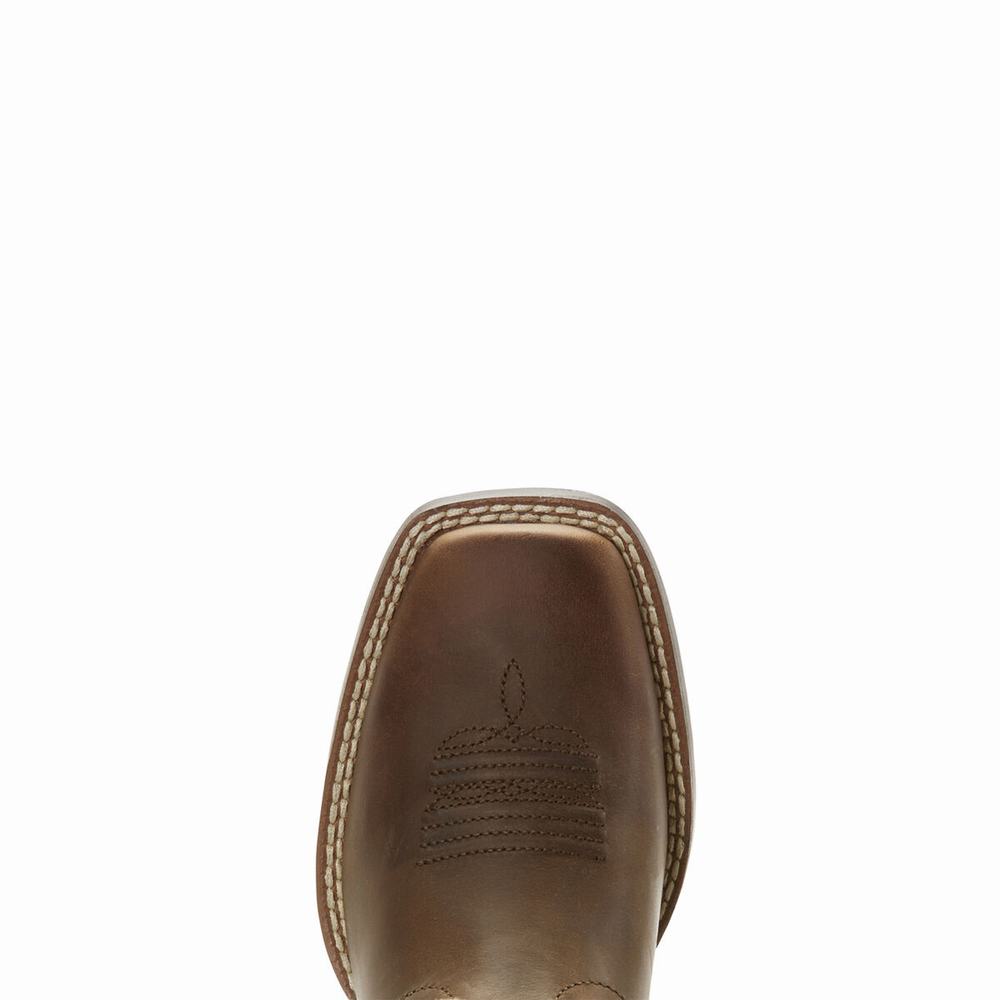 Kids' Ariat Patriot Western Boots Brown | WJLS-46932