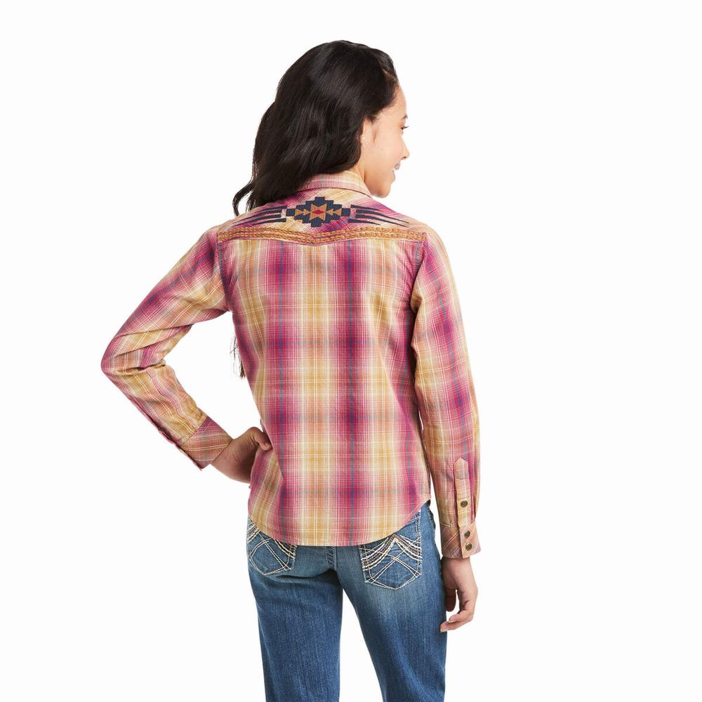 Kids' Ariat REAL Enchanting Shirts Multicolor | ZYPB-13906