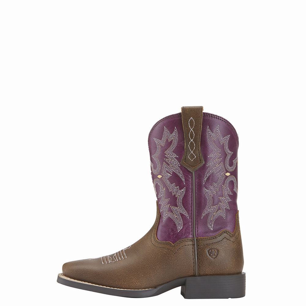 Kids' Ariat Tombstone Western Boots Multicolor | URTB-19258