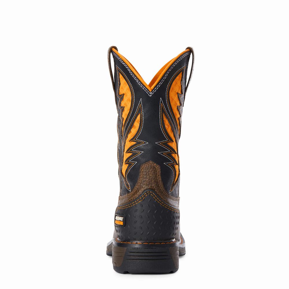 Kids' Ariat VentTEK Western Boots Brown | VONW-94057