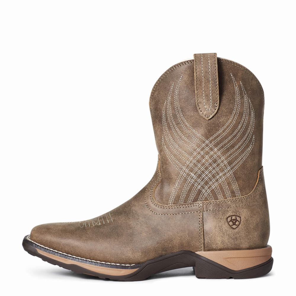 Kids' Ariat Youth Anthem Western Boots Brown | PARD-63584