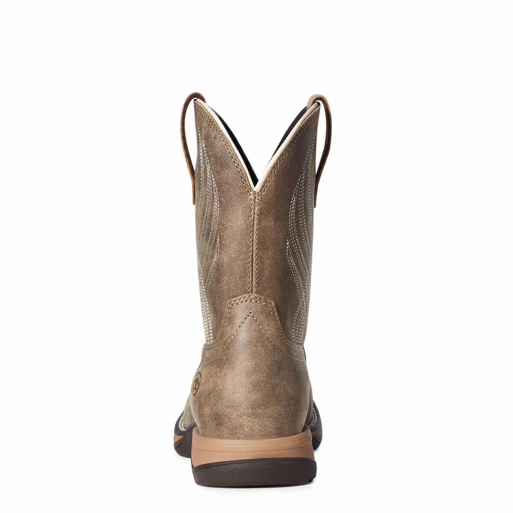 Kids' Ariat Youth Anthem Western Boots Brown | PARD-63584