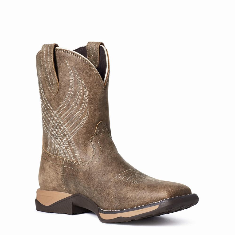 Kids' Ariat Youth Anthem Western Boots Brown | PARD-63584