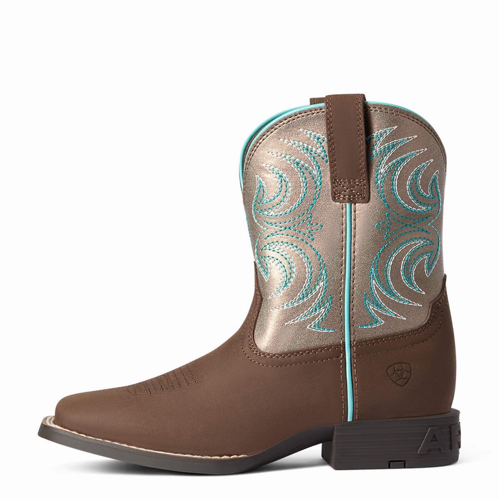 Kids' Ariat Youth Storm Western Boots Multicolor | LZEP-57029