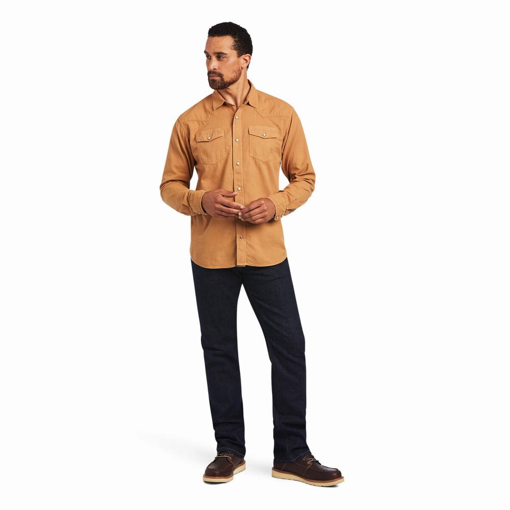 Men's Ariat Ace Retro Fit Shirts Multicolor | BRQG-68723