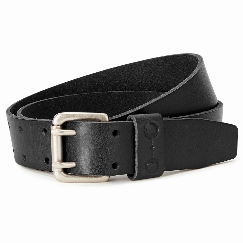 Men\'s Ariat Billet Belts Black | AUXI-75823