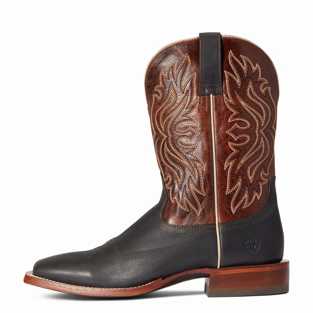 Men's Ariat Circuit Greeley Western Boots Black | CBRE-06421