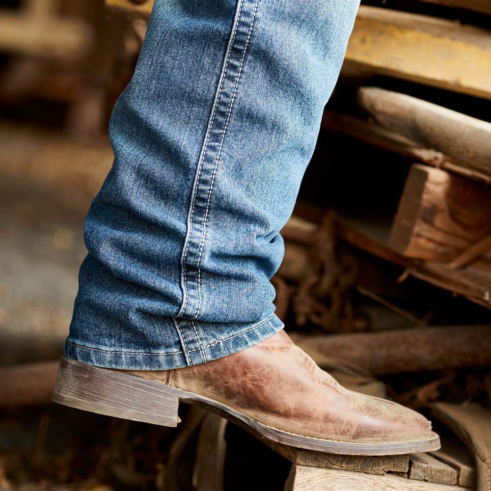 Men's Ariat Circuit Patriot Western Boots Brown | MXNU-43809