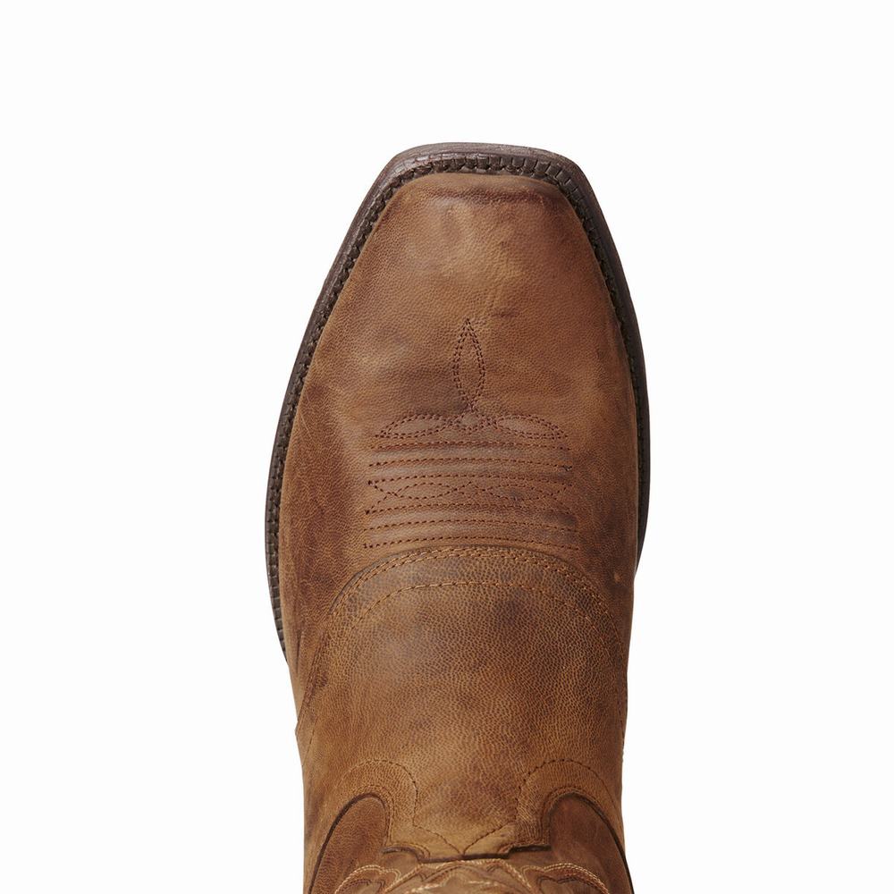 Men's Ariat Circuit Striker Western Boots Brown | CVUL-54026