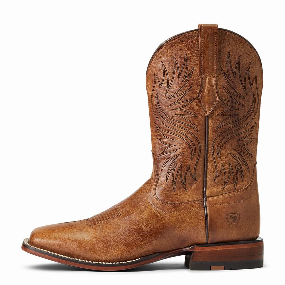 Men's Ariat Circuit Wagner Western Boots Brown | ZKCS-05123