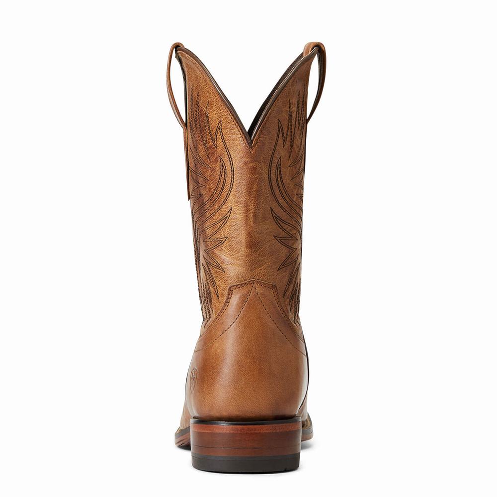 Men's Ariat Circuit Wagner Western Boots Brown | ZKCS-05123