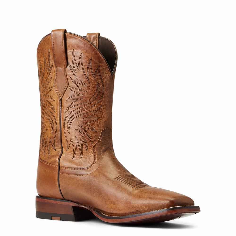 Men's Ariat Circuit Wagner Western Boots Brown | ZKCS-05123