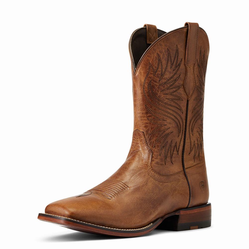 Men\'s Ariat Circuit Wagner Western Boots Brown | ZKCS-05123