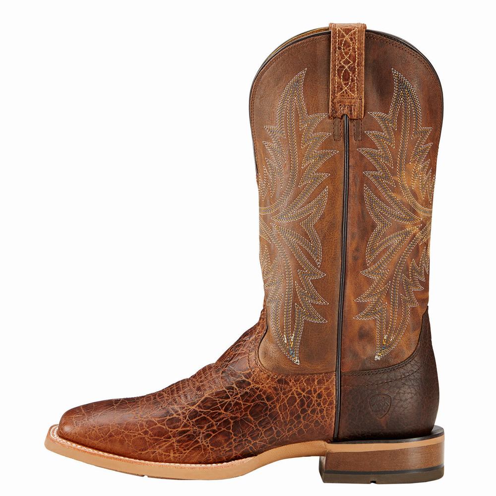 Men's Ariat Cowhand Western Boots Multicolor | BQZU-37198