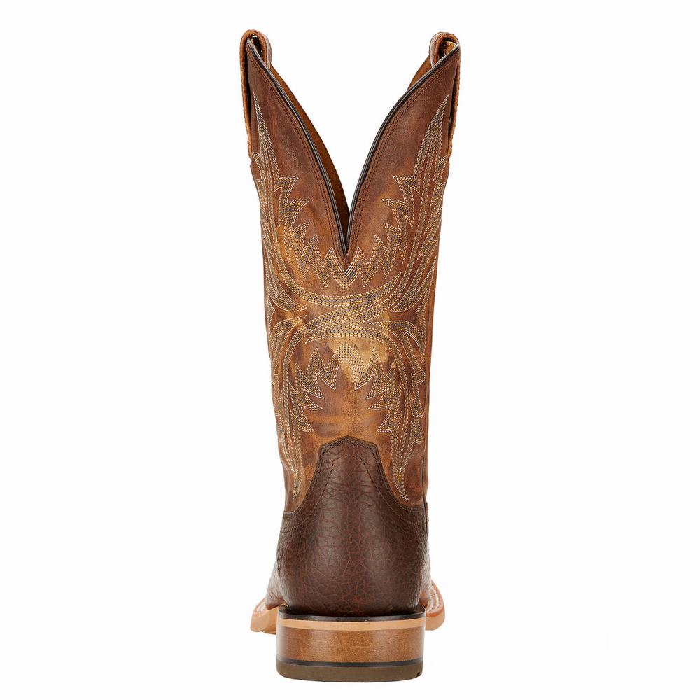 Men's Ariat Cowhand Western Boots Multicolor | BQZU-37198