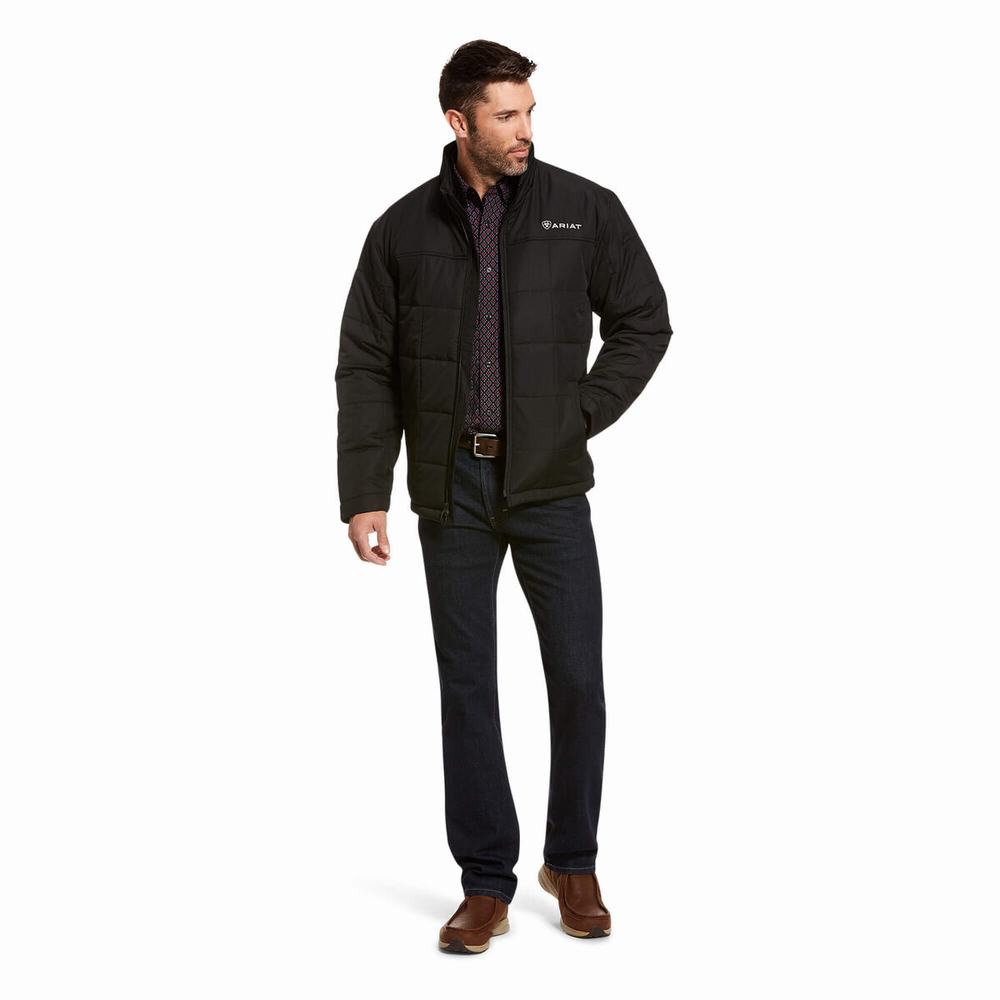 Men's Ariat Crius Insulated Jackets Black | ITVZ-89064