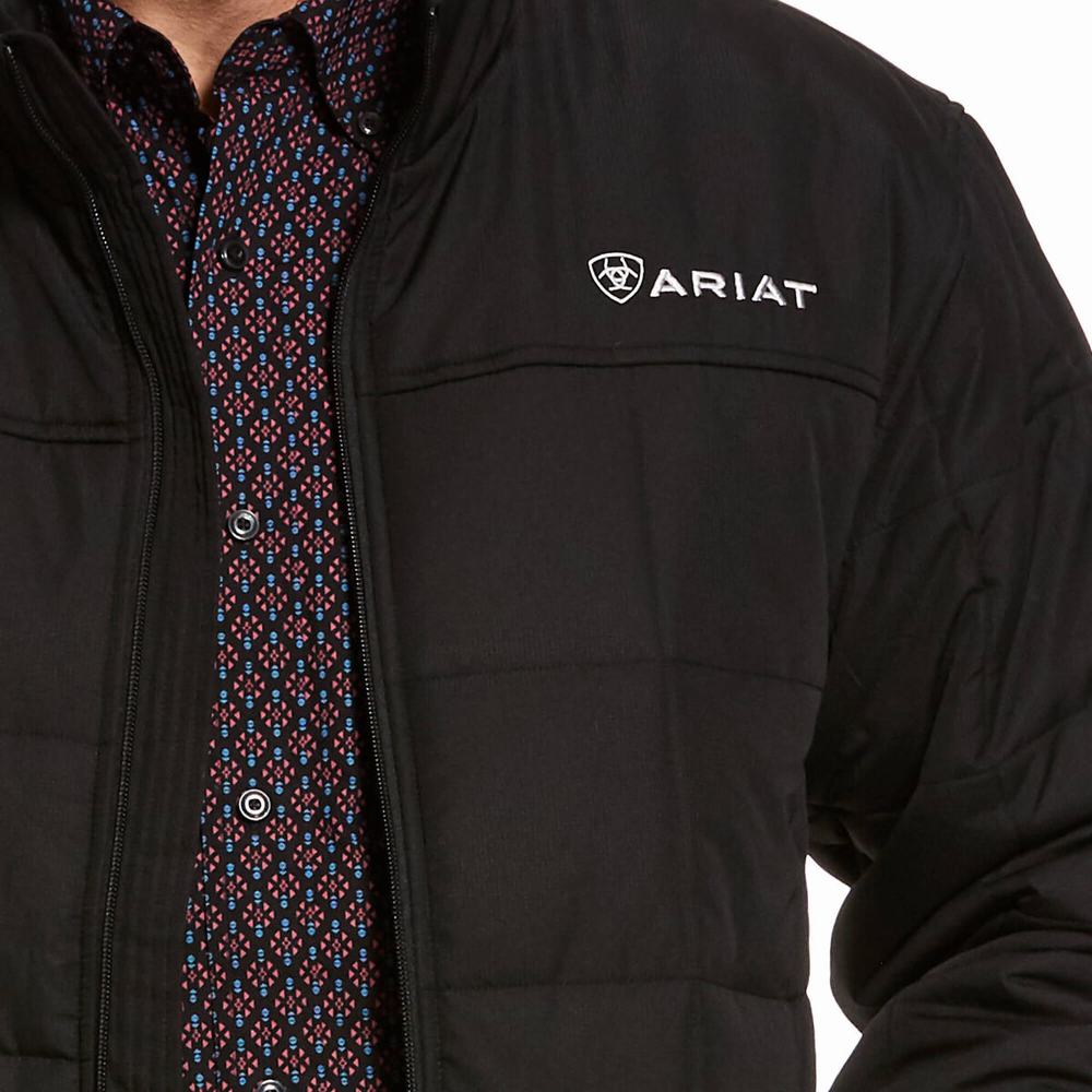 Men's Ariat Crius Insulated Jackets Black | ITVZ-89064