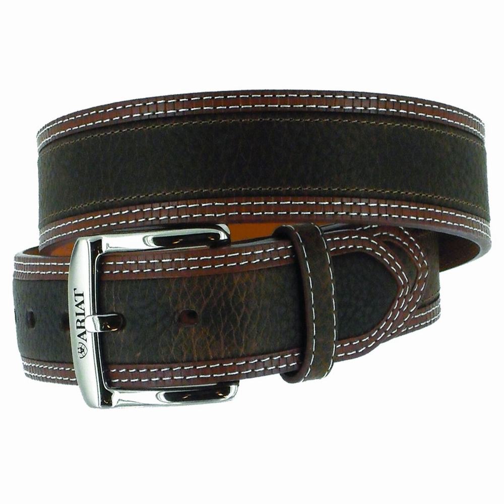 Men\'s Ariat Diesel Belts Brown | ZNGX-86571