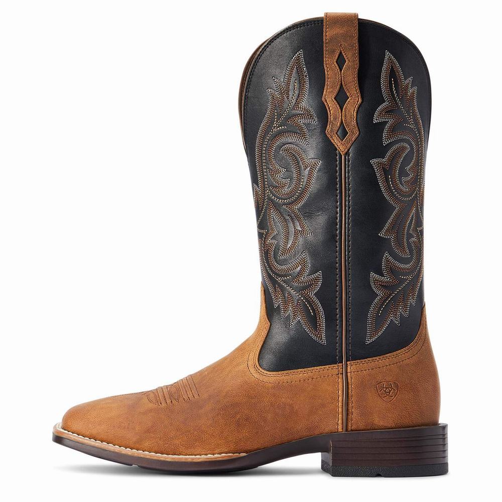 Men's Ariat Drover Ultra Western Boots Multicolor | YZHR-52970